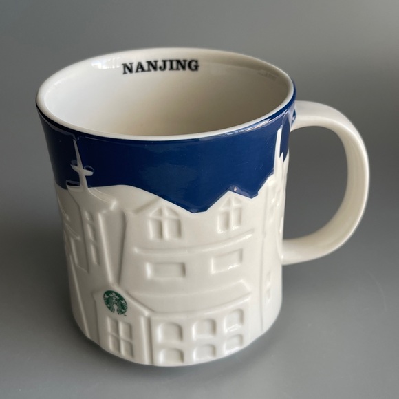 Nanjing Starbucks Embossed City Skylines Collector Mug